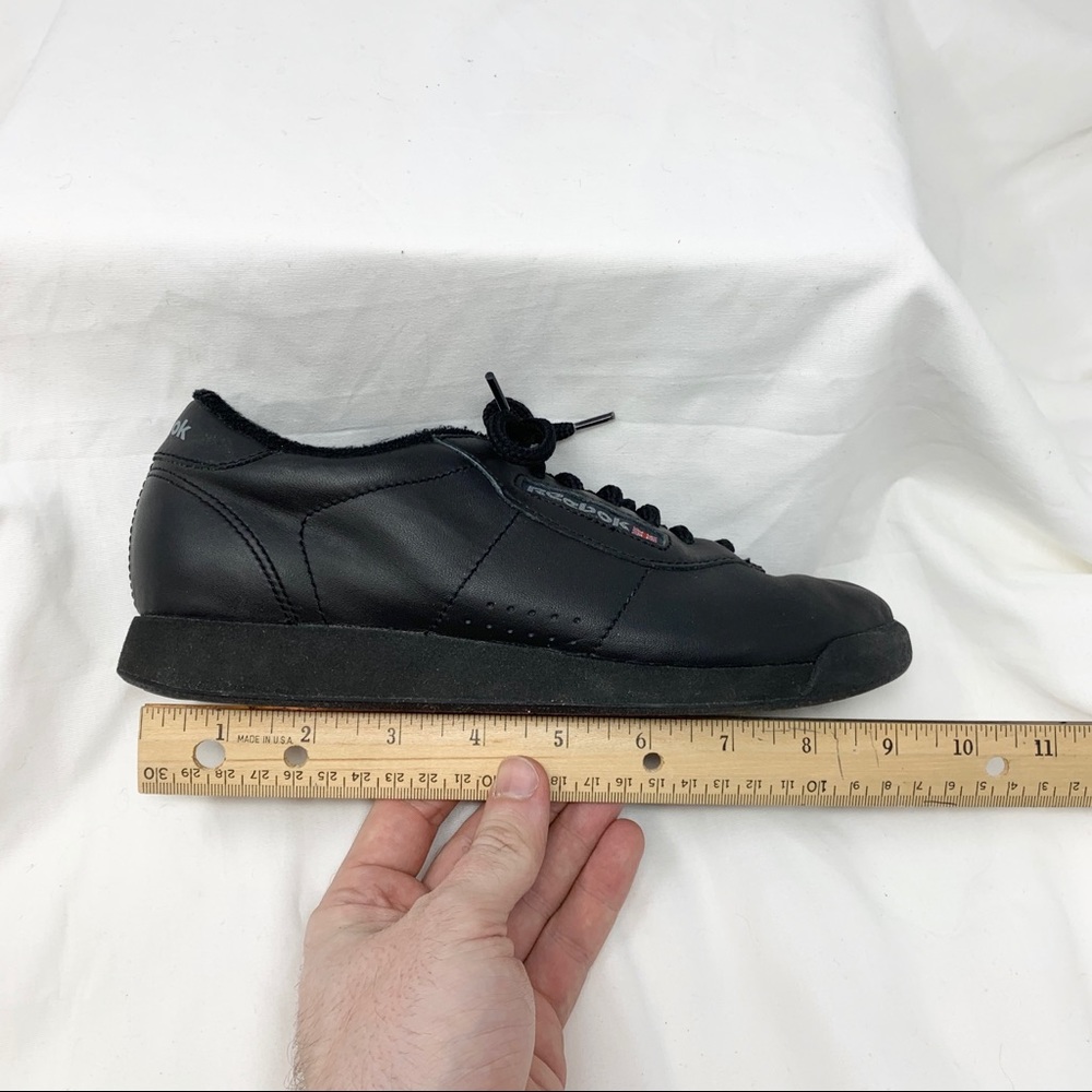 Vtg Reebok Classic Shoes Womens Sz 6.5 Black - Picture 7 of 7